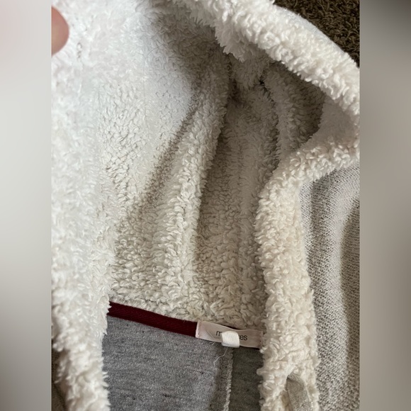 Women’s oversized gray and white hoodie - Picture 6 of 9